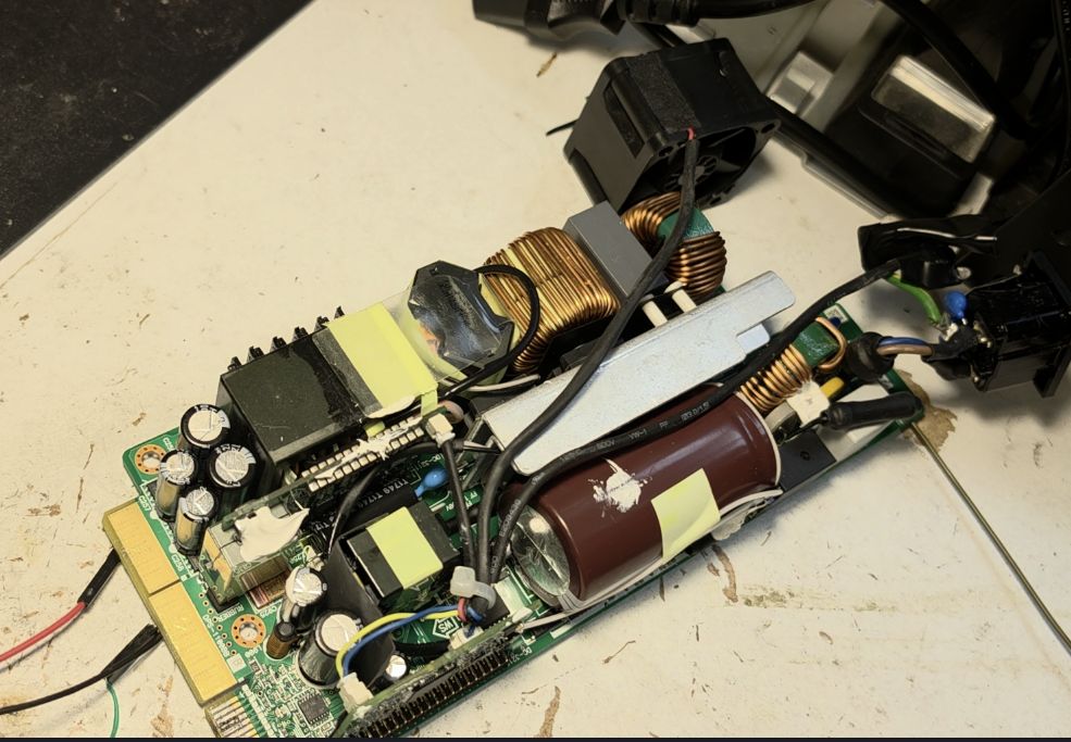 Board free of the housing.